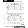 Centric Parts CTEK Brake Pads, 102.11910 102.11910